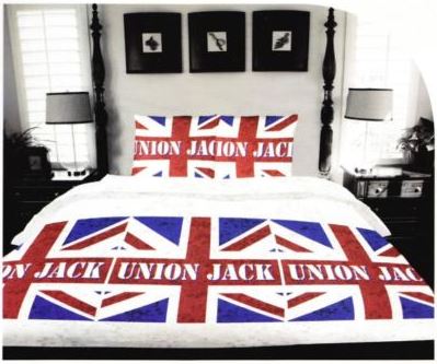union jack tweepersoons dekbedovertrek engeland engelse vlag